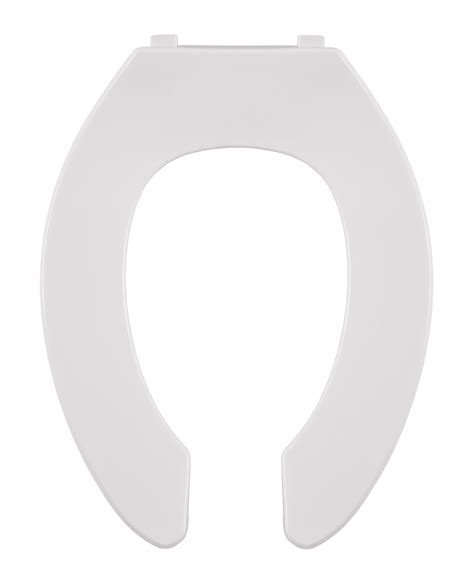 Centoco 550stscc 001 Elongated Plastic Toilet Seat Open Front No Cover
