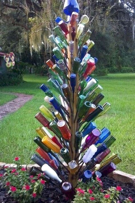 30 Weinflasche Diy Ideen Im Garten Bottle Garden Glass Garden Art