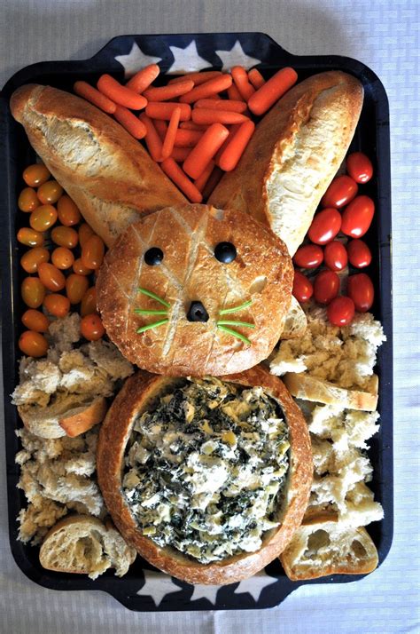¿qué tipo de carne hizo de cenar la mujer? Easter Bunny Veggie and Dip Platter | Easter appetizers ...