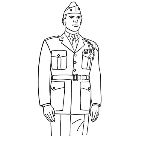 Sélection De Dessins De Coloriage Militaire à Imprimer Sur Page 1