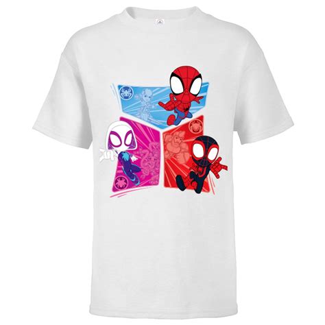 Marvel Spidey And His Amazing Friends Heroes And Foes Short Sleeve T