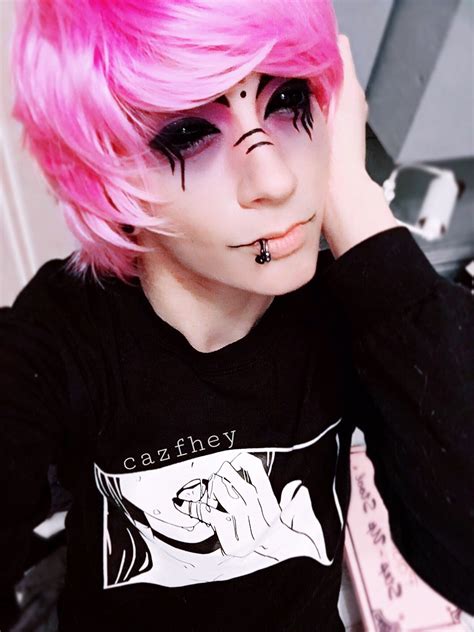 Alien Boy Pastel Goth Makeup Pastel Goth Fashion Cute Emo Guys