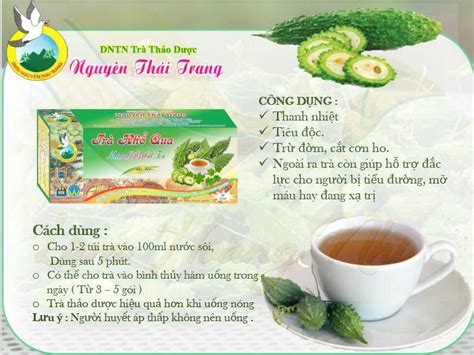 Danh Sách Các Thương Hiệu Trà Khổ Qua Tốt Cho Sức Khỏe được ưa Chuộng Nhất