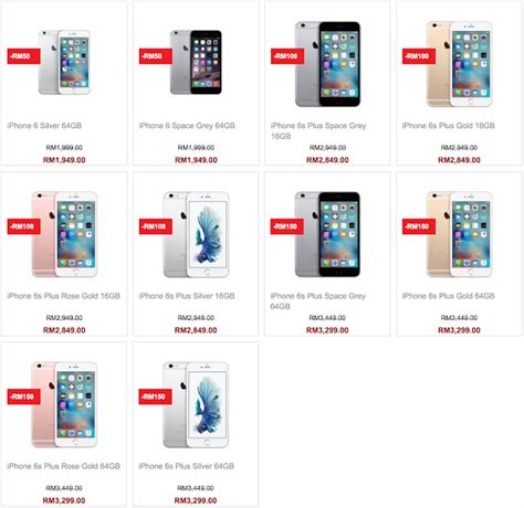 Apple iphone 6s, iphone 6s plus, iphone 6 plus, and many more come in this range. Senheng iPhone Up to RM150 OFF: Free Lightning Cable ...