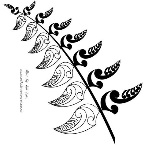 Maori Art Nz Silver Fern Maori Art Fern Tattoo Maori Patterns