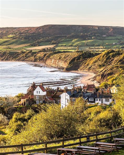 Gorgeous Sunrise On Robin Hoods Bay In Englands Yorkshire England