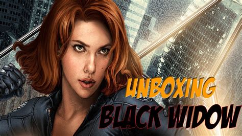 1 Unboxing Black Widow ViÚva Negra Hot Toys Youtube