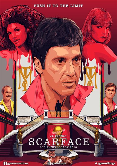 Scarface 35th Anniversary In 2020 Scarface Movie Scarface Poster