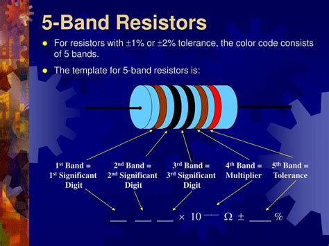 Ppt Understanding The Resistor Color Code Powerpoint Presentation