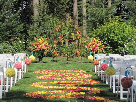 The Backyard Gardener Outdoor Garden Wedding