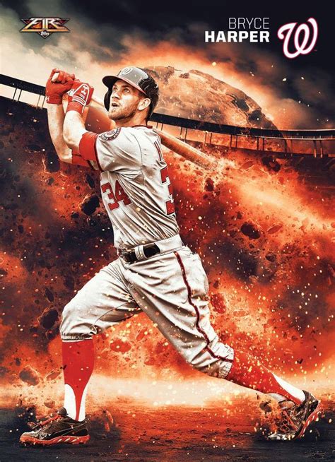 Bryce Harper wallpaper | Baseball print, Baseball drawings, Baseball art