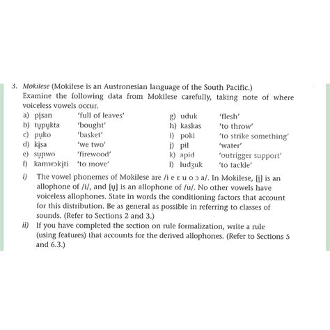 Mokilese Mokilese Is An Austronesian Language Of The