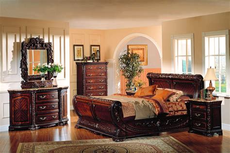 Wall decor bedroom contemporary bedroom mirrored bedroom furniture luxury bedroom sets bed curtains canopy bed curtains bedding master bedroom master bedroom set luxurious bedrooms. Cannes Sleigh Bed Traditional Luxury Bedroom Furniture ...