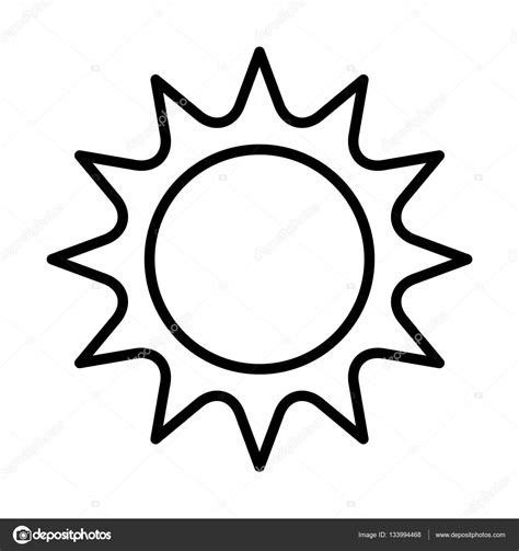 Sun Simple Icon — Stock Vector © Everydaytemplate 133994468