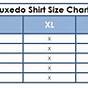 Tuxedo Shirt Size Chart