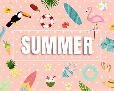 Beautiful Summer Banner And Poster Card 566738 Vector Art At Vecteezy