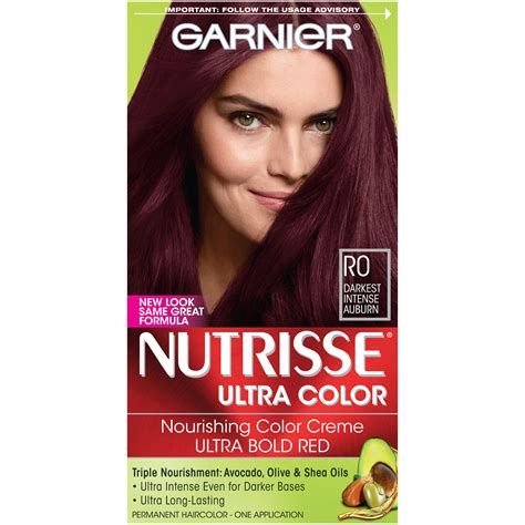 dark intense auburn red hair color