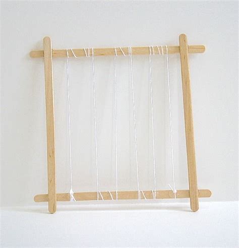 How To Make Homemade Weaving Looms From Popsicle Sticks Weaving For