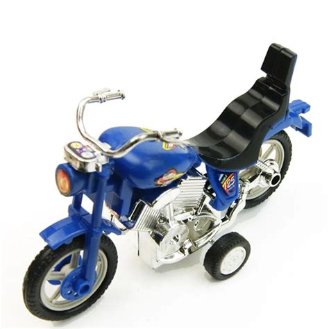 Model Mini Motorcycle Toys Wind Up Small Bricks Models Motor Bike