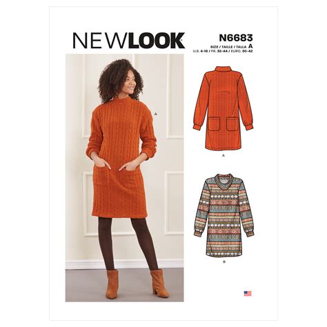 New Look Sewing Pattern N6683 Misses Dresses