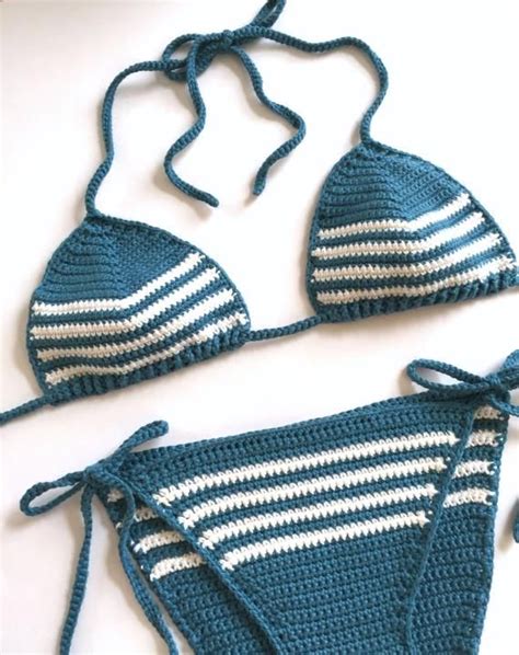 crochet bikini pattern brazilian cut boho crochet bikini easy bathing suit cheeky bikini