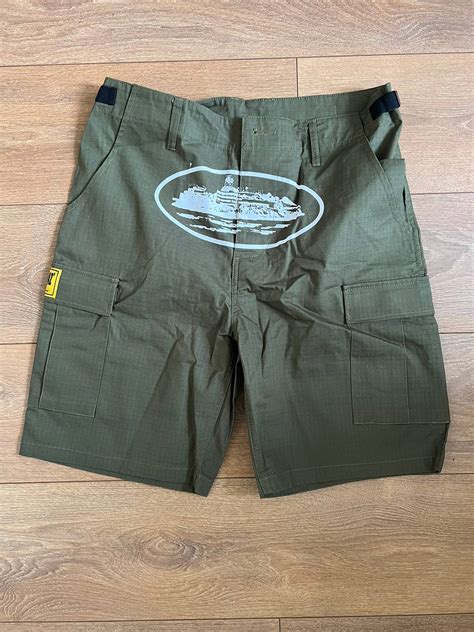 Corteiz Corteiz Cargo Shorts Army Green S Grailed