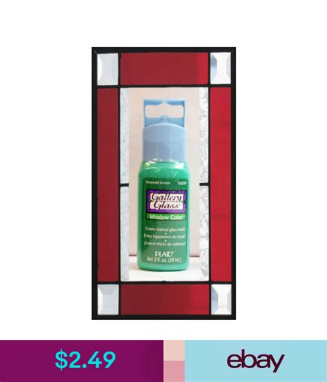 Plaid Gallery Glass Paint 16009 2 Oz Emerald Green ~ Create Stained