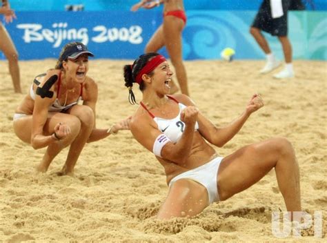 Usa Vs China In Womens Beach Volleyball Final In Beiing