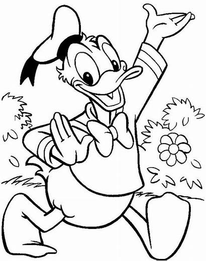 Coloring Duck Donald Pages