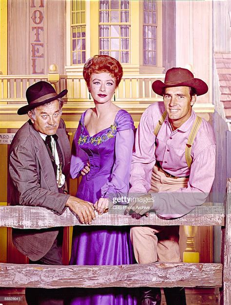 Three Cast Members From The American Television Series Gunsmoke