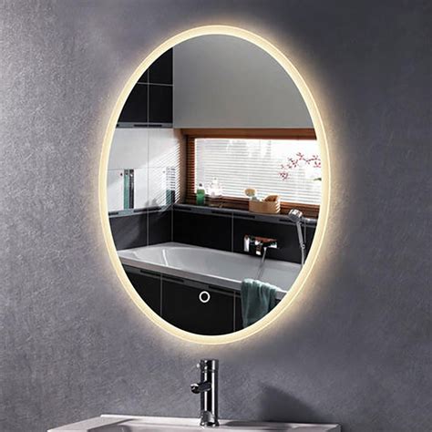 Oval Led Backlit Bathroom Mirror Dmr 02 Led Mirror Manufacturer