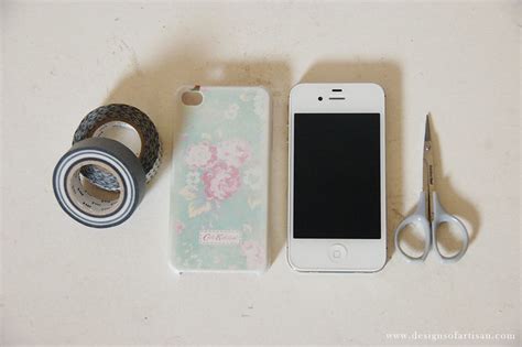 Diy Iphone Case With Washi Tape Iamartisan