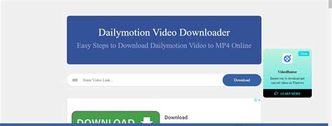 Dailymotion Video Downloader How To Download Dailymotion Videos