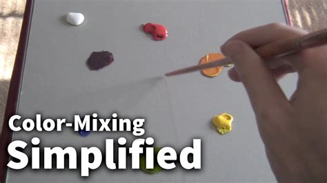 Color Mixing Simplified 01 Acrylic And Oil Painting Lesson Schaeferart