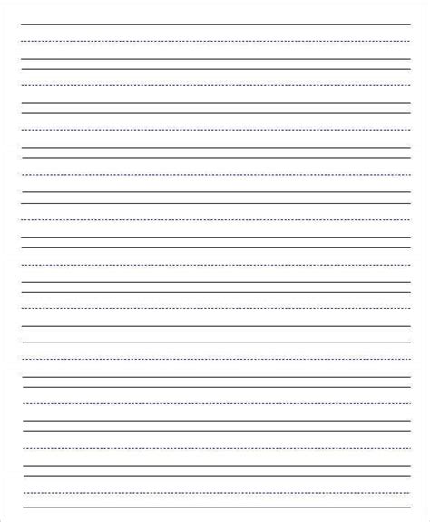 Printable Kindergarten Writing Paper Pdf