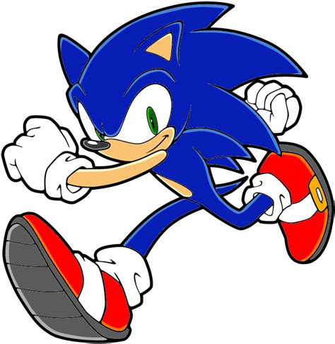 Sonic The Hedgehog Running Coloring Pages