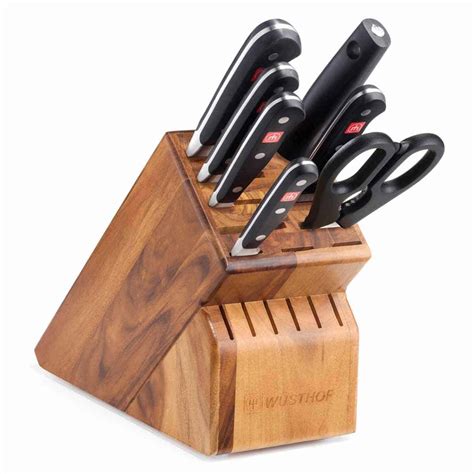 knife block kitchen wusthof classic piece deluxe acacia most sets reactual chef brands nutshell