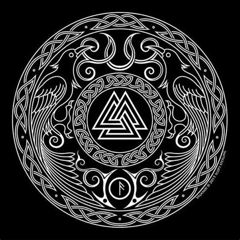 Image Result For Norse Raven Artwork Viking Symbols Viking Tattoos