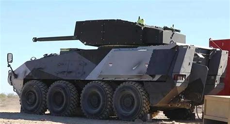 Us Introduced Armored Vehicle With A 50 Mm Bushmaster Gun