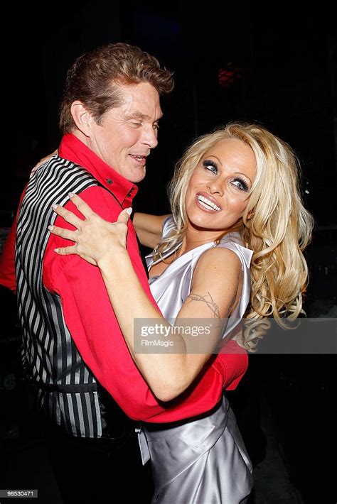 David Hasselhoff And Pamela Anderson Backstage At The 8th Annual Tv