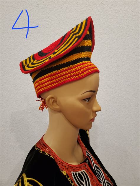 Bamenda Toghu Hat Traditional Hat African Multi Color Hats Etsy