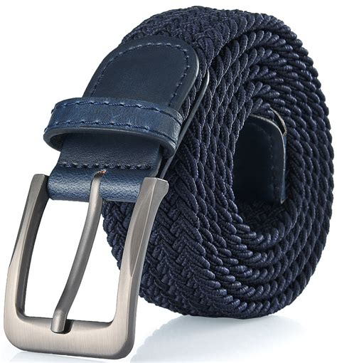 Gallery Seven Gallery Seven Woven Elastic Braided Belt For Men Fabric Stretch Casual Belt