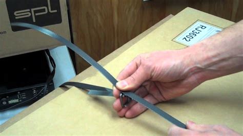 plastic strapping instructions youtube