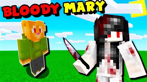Spawning Bloody Mary In Minecraft 🩸 Minecraft Rp Youtube