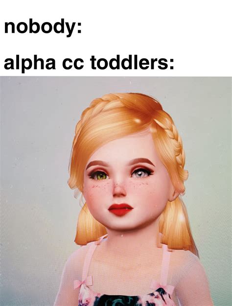 Alpha Cc Toddlers Sims4