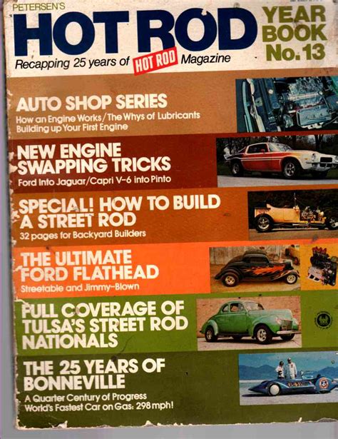 Hot Rod Yearbook No Recapping Years Of Hot Rod Magazine By Murry