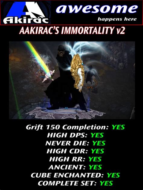 Diablo 3 Immortal V2 Ulania Monk Modded Set For Rift 150 Myth Akirac