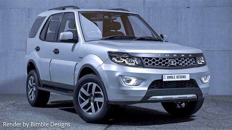 2023 Tata Safari 4x4 Classic Rendered New Suv Old Platform