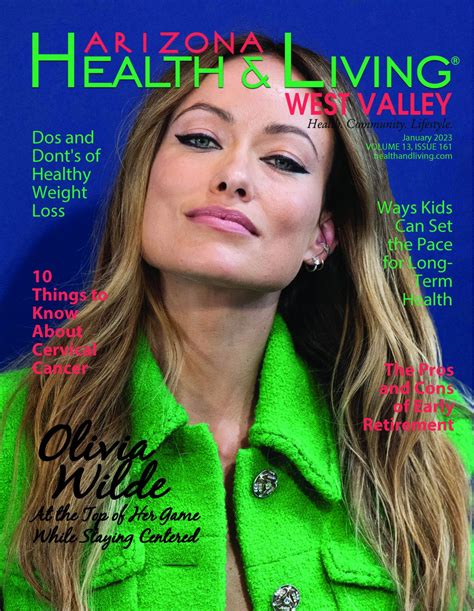 Olivia Wilde In Arizona Health And Living Magazine January 2023 Hawtcelebs
