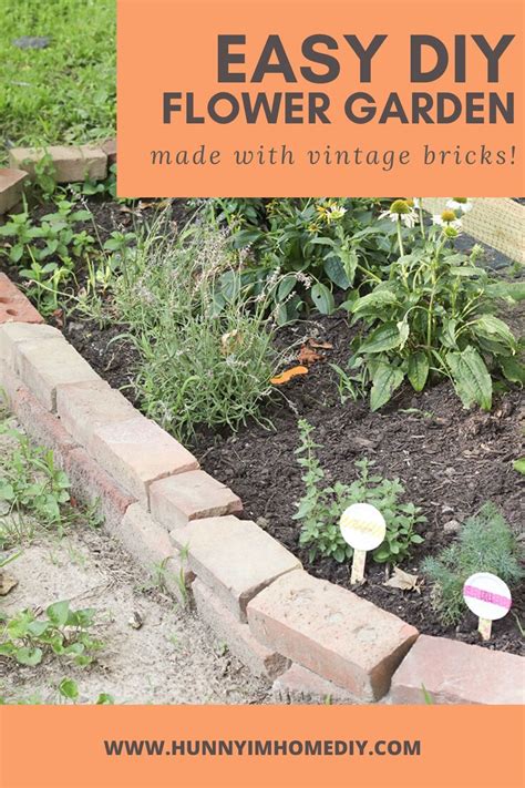 How To Make A Flower Bed With Bricks Garden Flower Beds Backyard